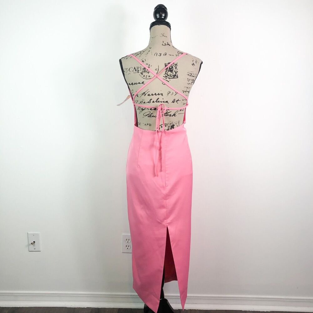 Bardot NWT Jillian Open Back Long Maxi Dress Size 12 - Picture 5 of 7